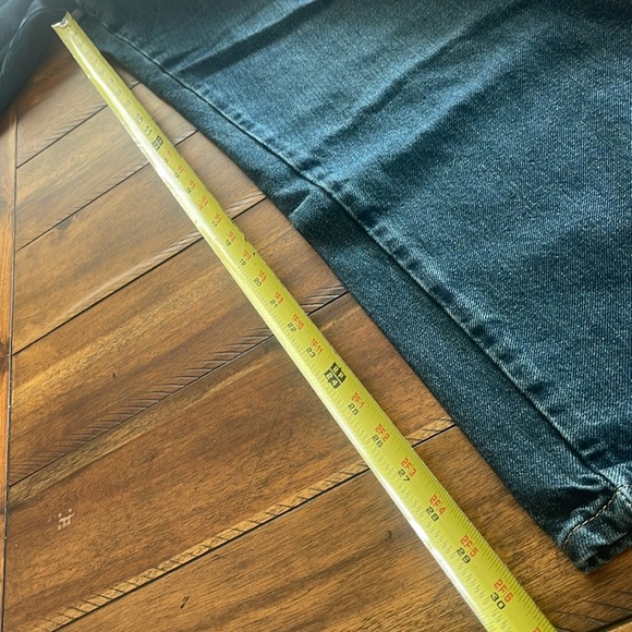 Wrangler Rugged Carpenter relaxed seat & thigh fits over boots 36x32 blue denim - Picture 3 of 12